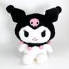 Sanrio Characters Fluffy Kuromi L Plush Interior Big Size Black