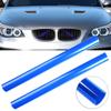 2Pcs Front Grille Trim Strips Cover Frame Stickers For BMW E60 36CM Car Styling Accessories Front Grille Mouldings Trim