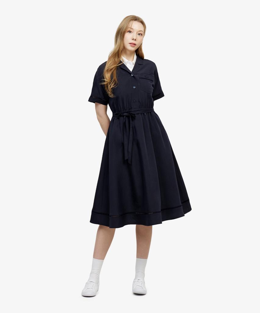 Lacoste Women'S Openwork Detail Shirt Dress Ef236E-56G 166