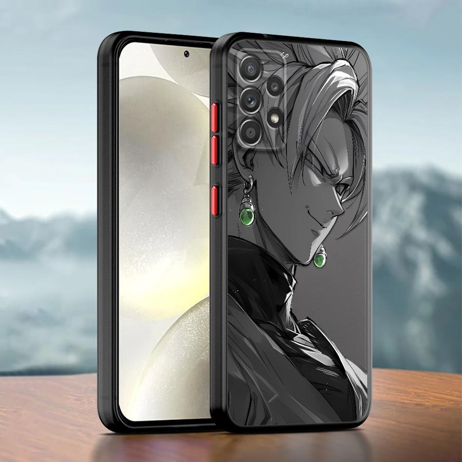 Dragon Ball Goku Vegeta Hülle für Samsung Galaxy A34 A36 A73 A33 A35 A54 A56 A55 A16 A15 A52S A72 A53 A14 A23 A17 A52 Handyhülle