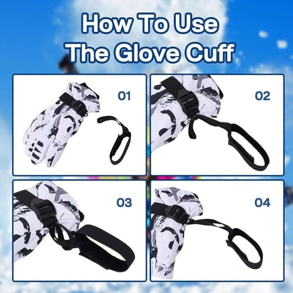 Elastic Glove Straps Durable Anti-loss Strap Storage Strap Glove Safety Strap For Ski