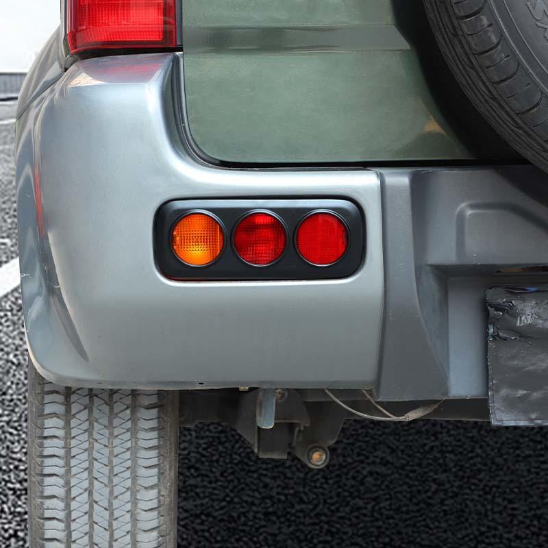 Protecții abajur de ceață spate ABS Protector lampă pentru Ford Suzuki Jimny 2007-2017 Accesorii exterioare, fumat negru