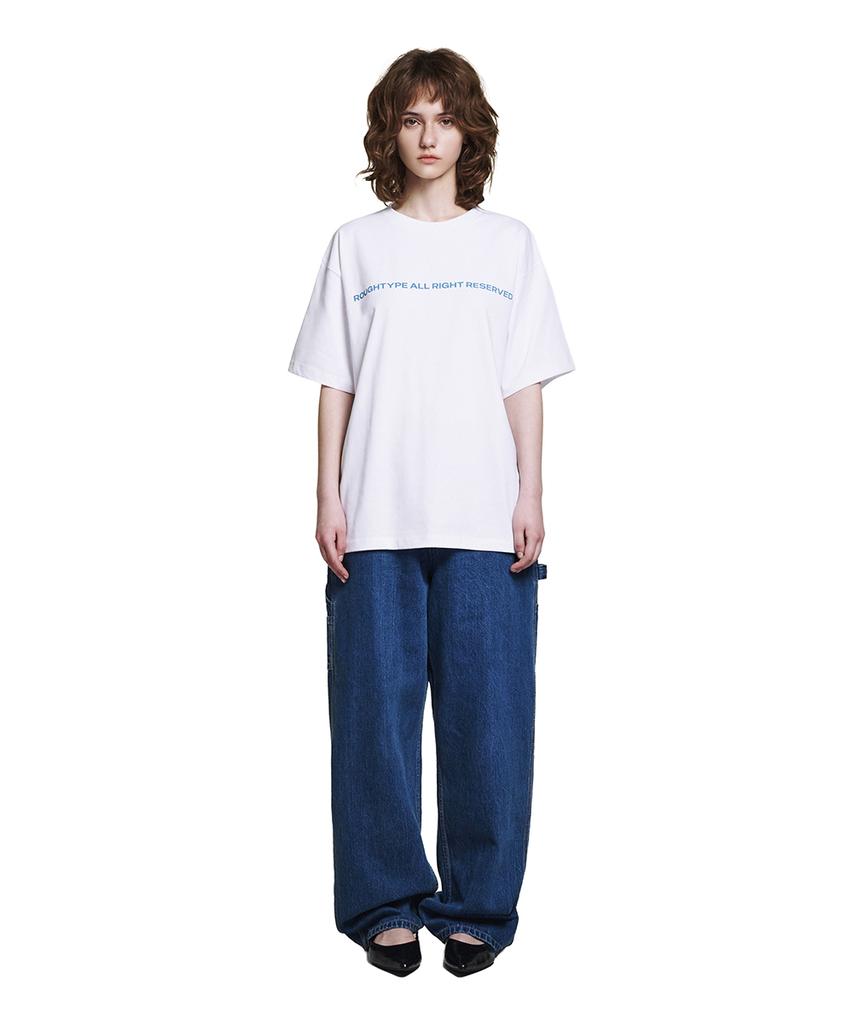 Lotaib Color Over Fit Short Sleeve - White