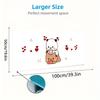 PandaBobaLove Lace Solid Color Mouse Pad Large Gaming Table Cushion Non-slip Laptop Tablet Big Mousepad XXL Mat Mini PC Playmat With Lock Edge