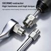 Rust Proof Nut Extractor High Torque Screw Remover Fastener Extractor  Broken Thread Taking