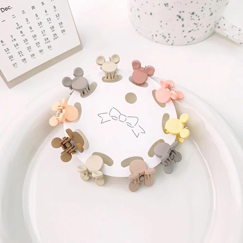 10PCS Cute Star Butterfly Small Hair Claw Crab Hair Clips Girls Childs Mini Cartoon Hair Clamps Baby Headwear Accessories Sets