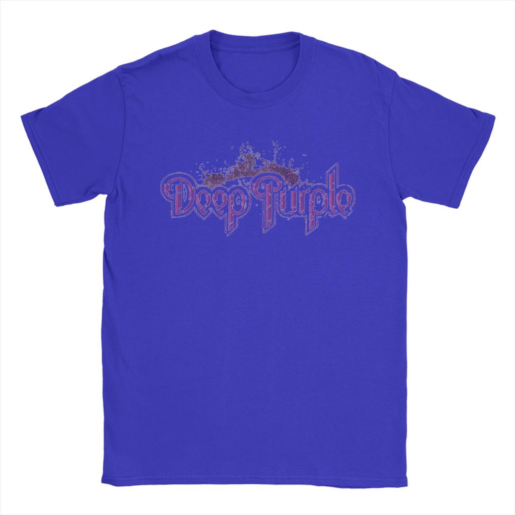 Band Deep Purple Art T Shirt Summer Pure Cotton TShirts For Adult Harajuku Casual Tshirt ShortSleeve Vintage Tops