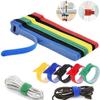 10Pcs Reusable Cord Organizer Keeper Holder, Fastening Cable Ties Straps for Earbud Headphones Phones Wire Wrap Managemen