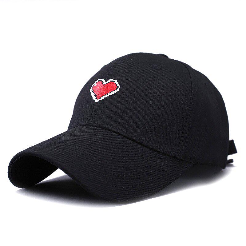 Liebe Stickerei Baseball Cap Frauen Snapback Hip Hop Cap Weibliche Liebe Herz Sonnenblende Trucker Hut
