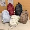 Student Backpack Dot Print Style Lightweight Large Capacity Schoolbag