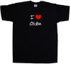 I Love Heart Oxen T-Shirt
