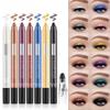 Eyeshadow Pen Eyeshadow Stick Eyeshadow Sleeping Silkworm Pen Pearlescent Eyeshadow Pen with Pencil Sharpener Foaming Pen