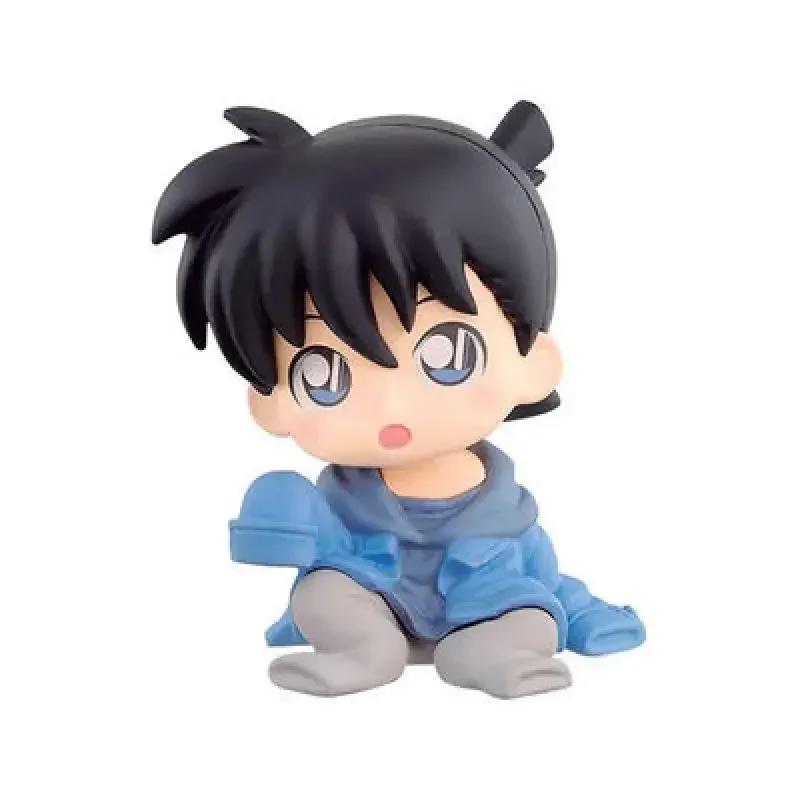 6 Stück Anime Detektiv Conan Figur Gasha Scotch Shinichi Kudo Toru Amuro Masumi Sera Spielzeug Kawaii PVC Modellpuppe Ornamente Geschenke