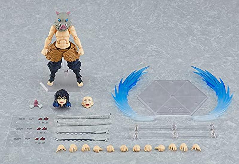 Figma Demon Kimetsu No Yaiba Inosuke Kuhira DX Edition Painted Movable Figure Slayer Non-scale ABS&PVC