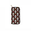 New Skull Long Zipper Wallet Christmas Fright Night Clutch Wallet