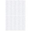 100pcs Eyebrow Ruler Disposable Eyebrow Ruler Sticker for Microblading with Standard Scale