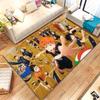 Cartoon Haikyuu Hinata Shoyo Volleyball Anime Wohnzimmer Rutschfeste Teppichmatte Weicher Teppich für Schlafzimmer Kinder Sofa, Heimdekoration Fußmatte