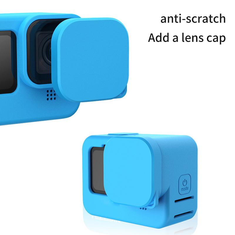 For Hero 9 10 11 12 Black Accessories Case Protective Soft Standard Housing Rubber Silicone Shell Protector For Hero