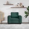 Armchair Dark Green 100x77x82 Cm Fabric