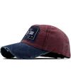 New Popular Washed Coated Baseball Cap Pure Cotton Old Hat Sticker National Flag Hat Manufacturer