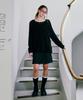 Loukeullaesig Wave Sweater_Black_Lc252Kn03Bk