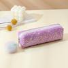 Large Capacity Sparkle Pen Bag Glitter Pencil Storage Case Portable Cosmetic Organizer  Stationery