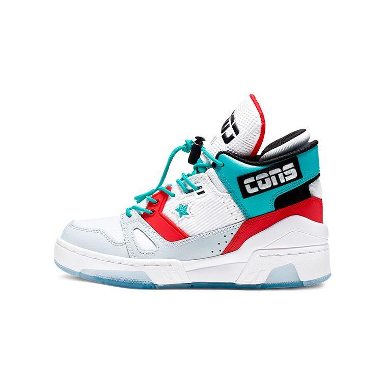 Converse ERX-260 Mid PS Weiß Turbo Grün Kinder Sneaker Emaille-Rot 265218C