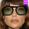 Single Beam Sunglasses Pilot Personality Simple Sunglasses Versatile Fashion Sunglasses Street Shot