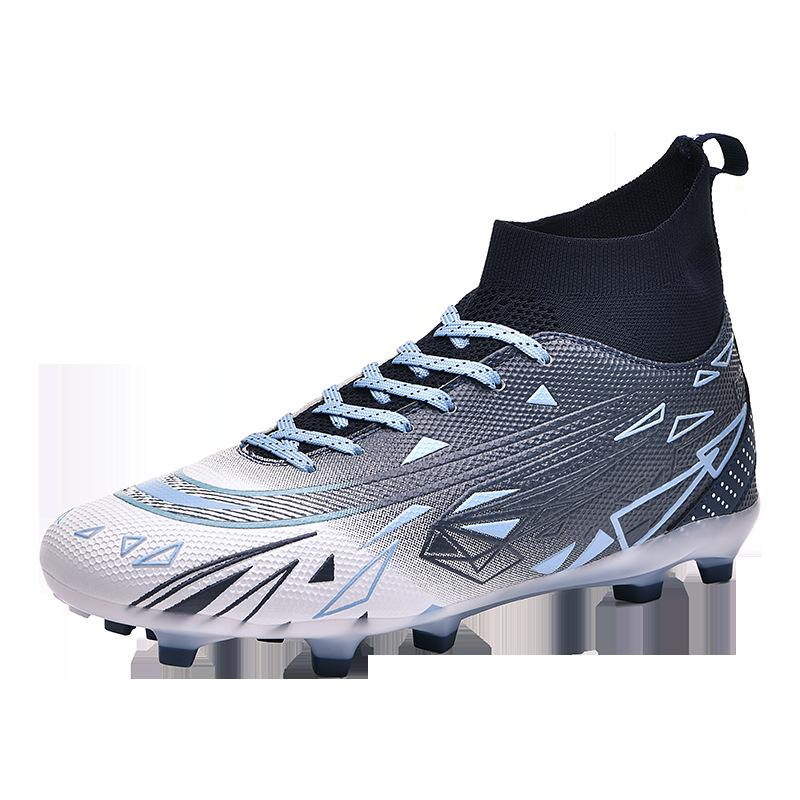 New Football Shoes Youth Special Long Nails Broken Nails Football Shoes Actual Combat Outdoor Sports High-Top Training Shoes