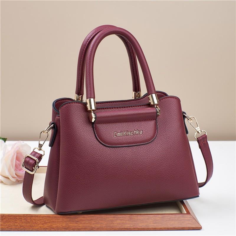Minimalist Bag With Zipper Closure For Women Business Casual Style