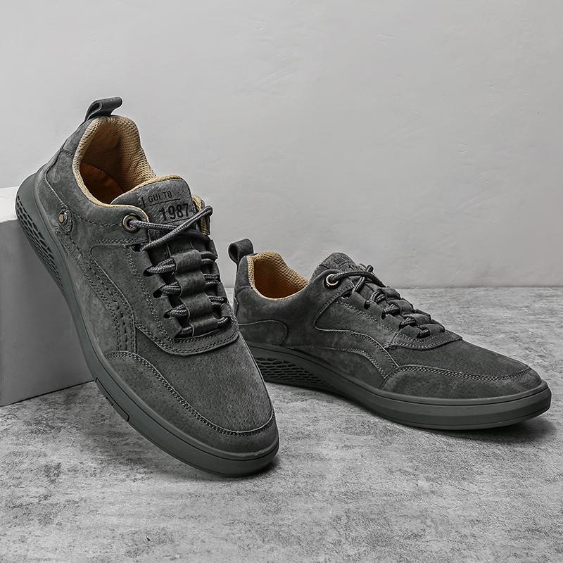 Britischen Stil Aus Echtem Leder Männer Schuhe Trend Bequeme Casual Schuhe Outdoor Männer Turnschuhe Mokassins Männer Wohnungen Schuhe