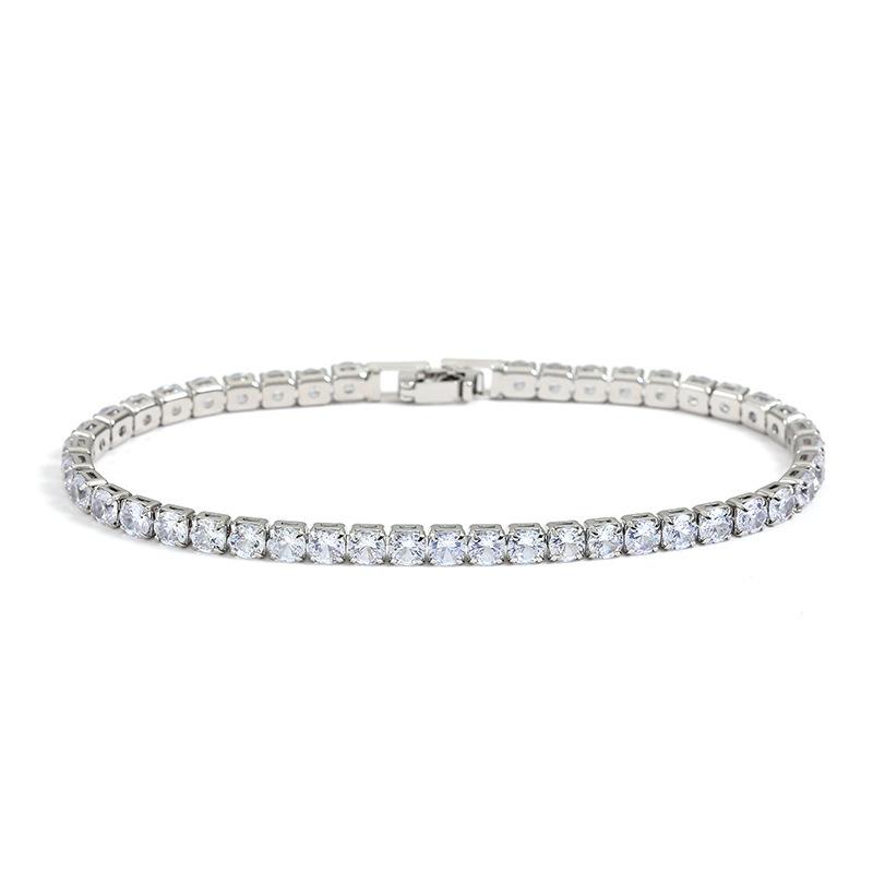 Kleurrijke Zirkonia & Kristal Kralen Tennis Armband - Lichte Luxe Qixi Cadeau