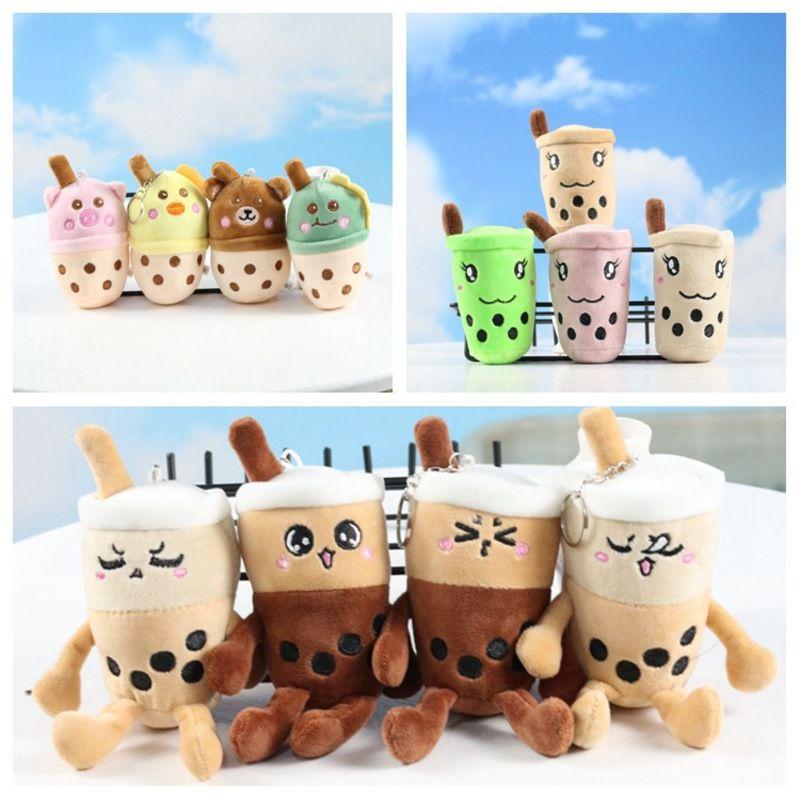 Bubble Tea Boba Cup Expression Toy Pendant Soft And Adorable Gift For All Ages