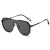 2024 Vintage Oversized Sunglasses Fashion Men Women Square Shades Eyewear Trendy Ins Popular Brand Design UV400 Sun Glasses