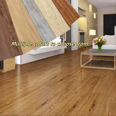 Wood Grain Floor Sticker Thickened Self Adhesive Waterproof Wear Resistant Non Slip Tile for Living Room Home Renovation Decor