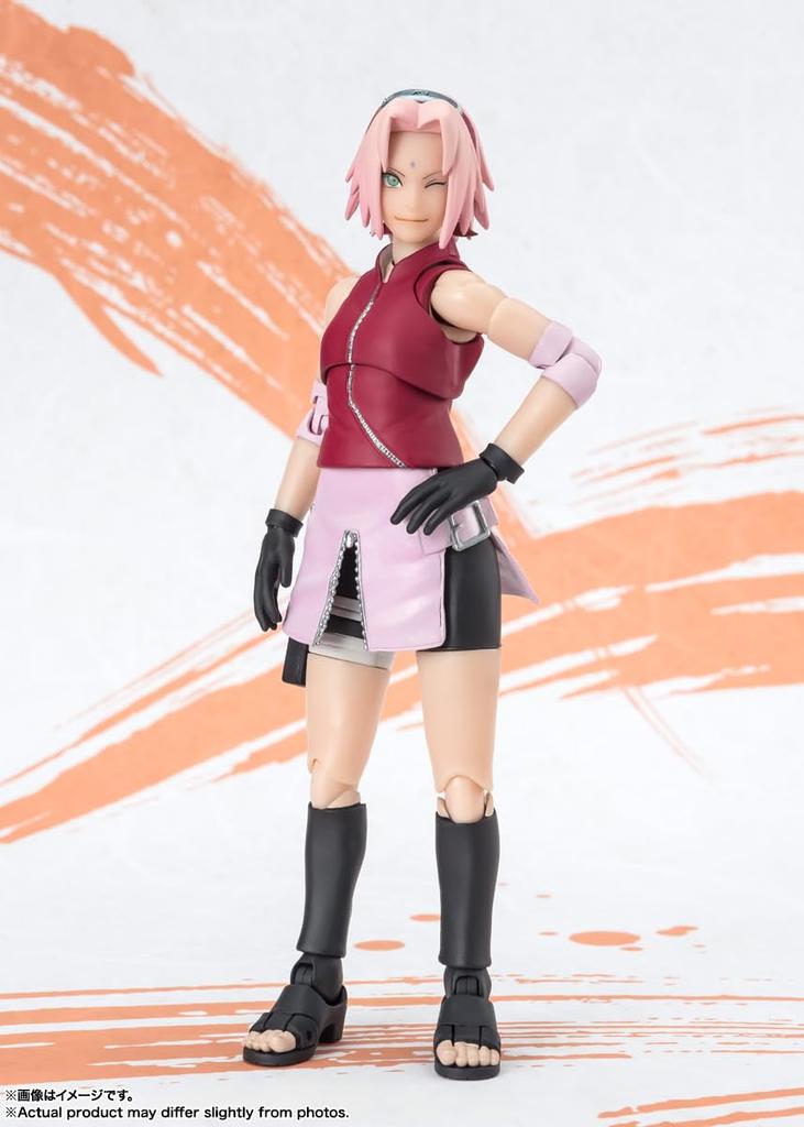 TAMASHII NATIONS NARUTO Sakura Haruno Approximately 135mm Painted Movable Figure S.H.Figuarts -NARUTOP99 Edition- PVC&ABS