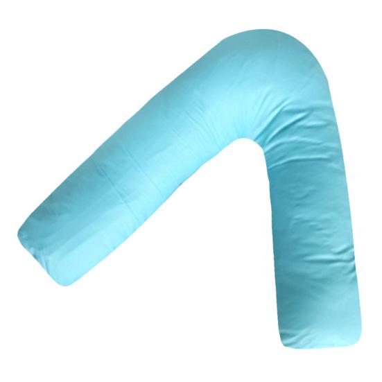 Nursing Pregnancy Pillow with Removable Cover PP Cotton Fully Filled Back Shoulder Neck Support Orthopedic V Pillow