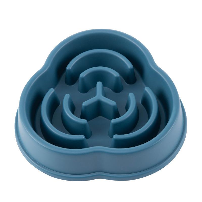 Durable Pet Slow Feeder Bowl with Non-Slip Base for Cats and Dogs, Great for Indoor Use