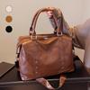 Retro Shoulder Bag Women's Portable Oblique Span Large-capacity Women's Bag Niche Premium Rivet Travel Bag Women Go Out Lightweight