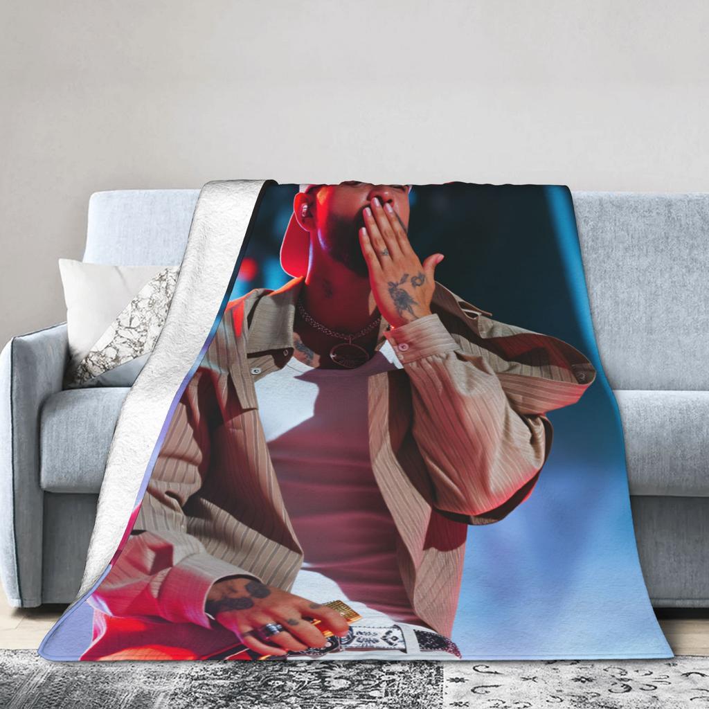 Maluma Zanger Pluche Dekens Kind Fluwelen Beddengoed Plaids Voor Woonkamer Zacht Warm Doe-het-zelf Kwaliteit Sprei Cadeau Idee