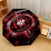 Eintracht Frankfurt Automatic 3‑Fold Umbrella 8‑Rib Windproof Folding Umbrella Sun Rain Protection For Outdoor Travel Daily Use