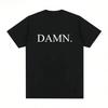 T-shirt Estival DAMN Imprimé Hommes Rappeur Vintage unisexe Coton Hip Hop Oversize T-shirt T Shirt Streetwear Top Tee