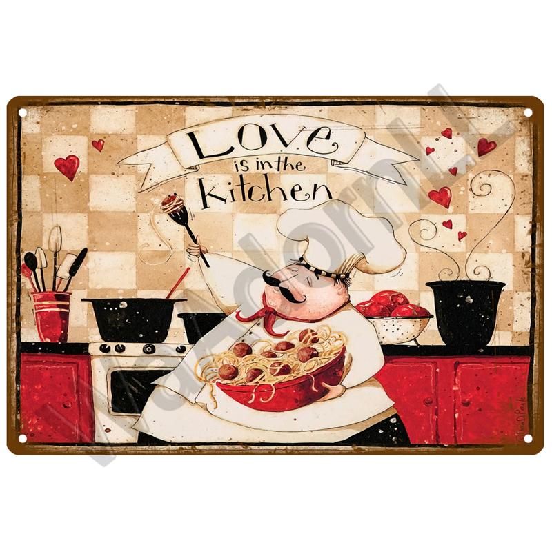 Retro Diner Tin Sign Poster Vintage Wall Posters Metal Sign Decorative Wall Plate Kitchen Plaque Metal Vintage Decor Accessories