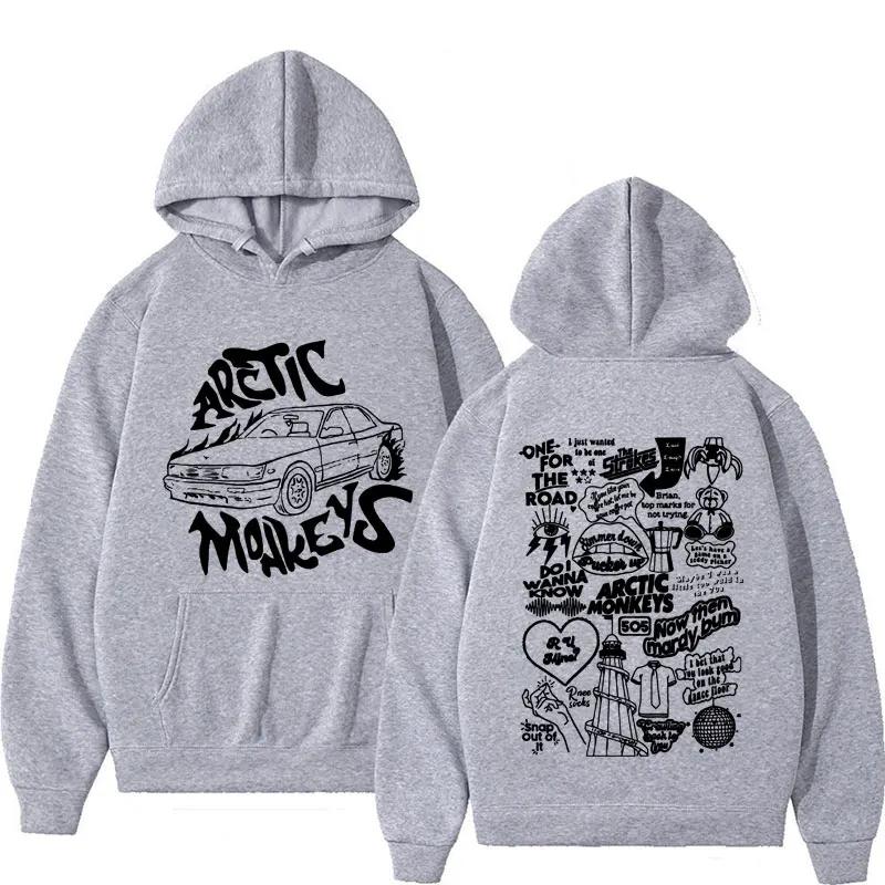 Hanorace rock pentru bărbați și femei, hanorace retro casual la modă, topuri calde și confortabile, muzică retro Jerez