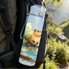 1PC Beaver River Water Scene Print 750ml Color Plastic Sports Water Bottle Leakproof Flip Straw Lid Suitable for Sports Office Home Use