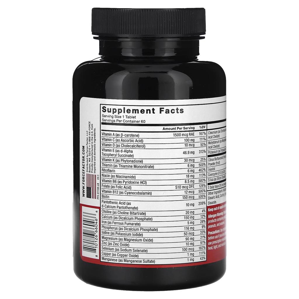 Multivitamin for Men Over 50, 60 Tablets
