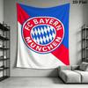 FC Bayern Munich Wall Tapestry Aesthetic Wall Hanging Printed Fabric Blanket Decorative Tapestries for Bedroom Living Room Home Decor