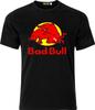 Bad Bull Funny Humour D.T.F Full Colour T Shirt