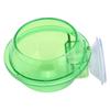 2pcs Round Suction Cup Feeder Green Lizard Feeder Bowl Firm Reptile Feeding Bowl  Lizard