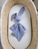 Soft, Cuddly Cotton Bunny Blanket - Dirty Blue